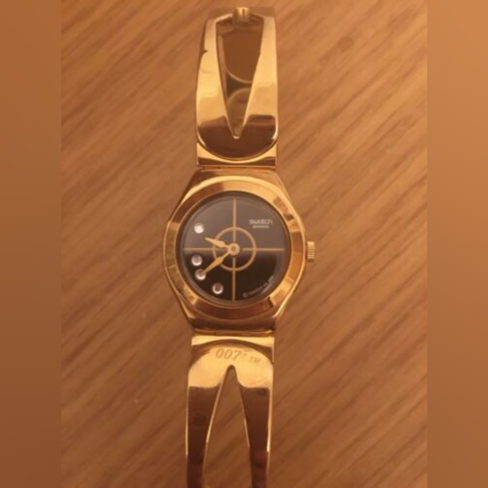 SWATCH 007 James Bond YSG115G Irony Lady For Your Eyes Only VERY RARE NIB!